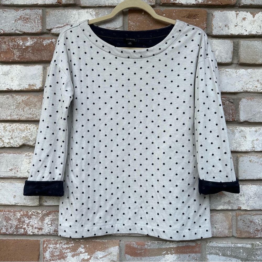 Talbot’s Polka Dotted Pull Over